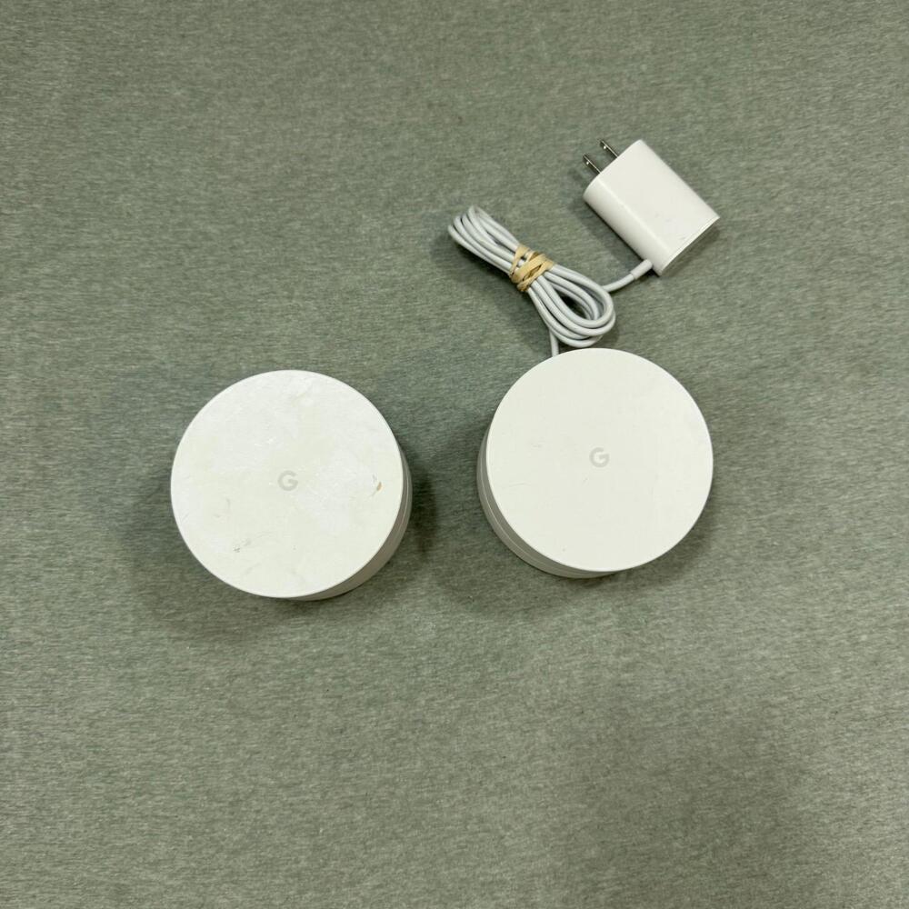 Google Wifi Mesh System Router Replacement Model AC-1304 2 Pack No Cord